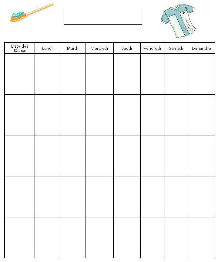 Image.Chores_Chart-Home-Program-French-Ages-5-7